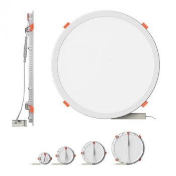 Pioled i013 24W LED Round Recessed Panel Light 4000K