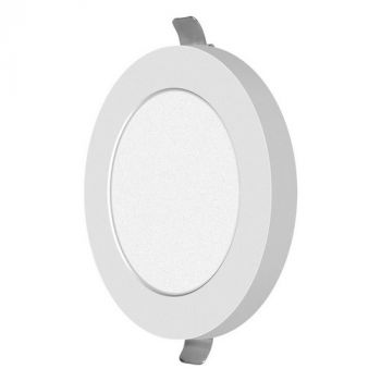 Pioled i023 6W IRIS LED Surface/Recessed Round Panel Light 6000K