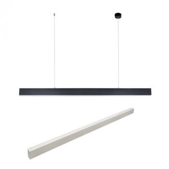 Pioled LL410, LL411 Pencil 4ft 40W Surface/Hanging IP33 Linear Light 3CCT (Multiple Colours/Finishes)