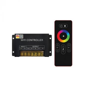 Pioled R005 RGBW WIFI Smart Battery 2032 Controller 12V/24V with Remote - 230/460W