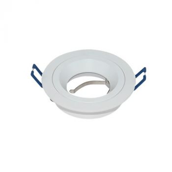 Pioled R215 AW828 CNC Aluminium Downlight Fixture Fixed Anti Glare Matt White