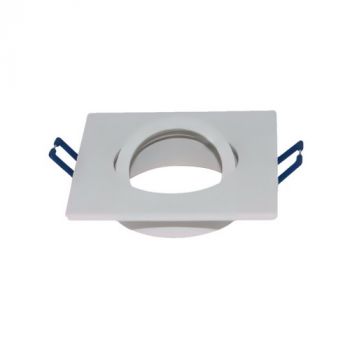 Pioled R219,R220,R221 Q5525 CNC Aluminium Square Downlight Fixture Tilt (Multiple Colours/Finishes)