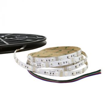 Pioled S007 14.4W 12V IP20 Strip Light RGB - 1M 60 LED's per meter