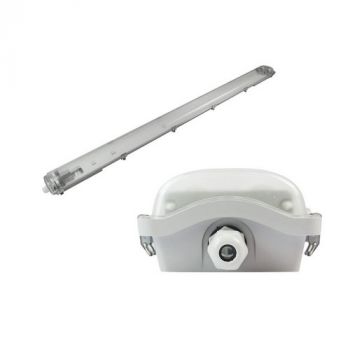 Pioled TF012 Zen IP65 Tri-Proof 5ft PC Fixtures for 2xT8 LED Tubes