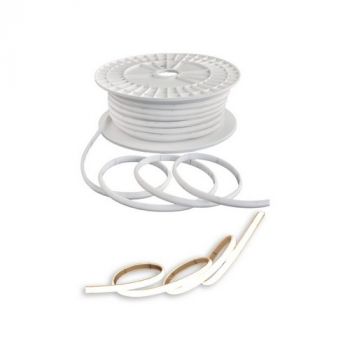 Pioled XR411 DYCE 230V Slim 10W/M 4.55cm cut COB Strip Light - 4000K - 50M