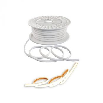Pioled XR412 DYCE 230V Slim 10W/M 4.55cm cut COB Strip Light - 3000K - 50M