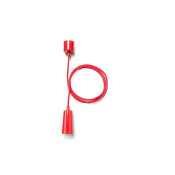 Plumen WYN-PLU-PEN-RED Drop Cap Pendant Set Screw Red E27