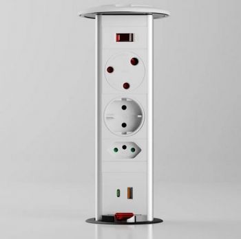 Powerlogic PDOMK445-WHITE 45W Dual A+C Charger Fast Smart Charging