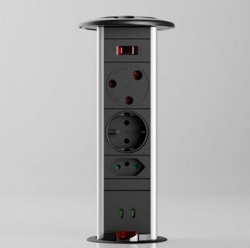 Powerlogic PDOMK485-BLACK 85W Dual C+C Charger Super Fast Smart Charging