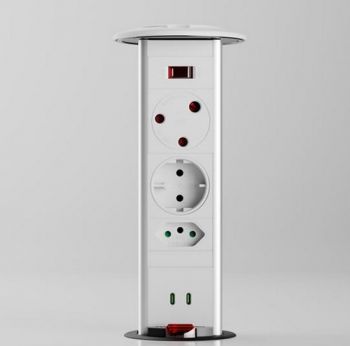 Powerlogic PDOMK485-WHITE 85W Dual C+C Charger Super Fast Smart Charging