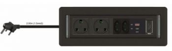 Powerlogic ROTADOCKMK2 2XSA 3Pin 2XZA 3Pin 1X45W A+C Charger 1XHDMI