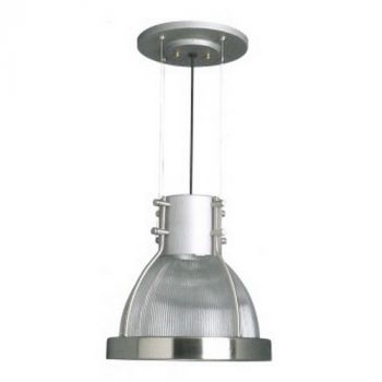 Radiant WYN-JC67SC Pendant 2X60W 2Pin Satin Silver Body Clear Reflector
