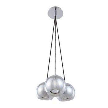 Radiant WYN-PF121-CH Pendant 230v Decorative 3x50w GU10 Par 16 Lamps