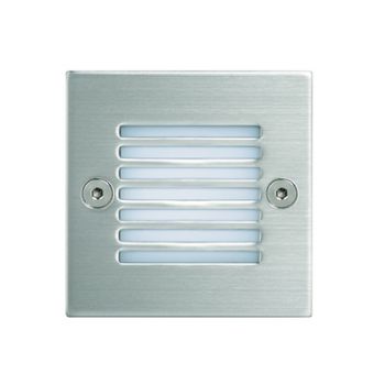 Radiant RB106 Foot Light 240V LED Outdoor Recess grid SQ Energy saving 2W Stainless Steel