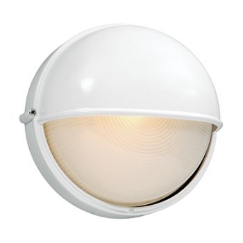Radiant RB162W Bulkhead - round large eyelid - 240V White