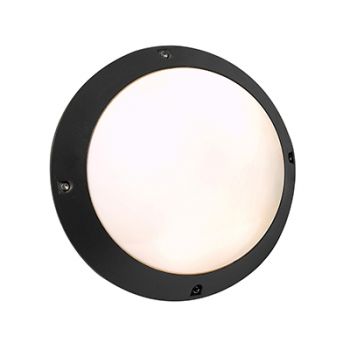 Radiant RB171B Round Plain Bulkhead 2xE27 Black
