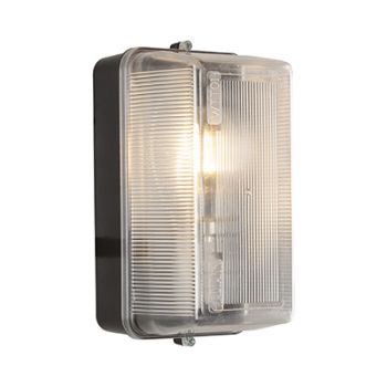Radiant RB180B, RB180W Bulkhead Polycarbonate Rectangular B22 (Multiple Colours/Finishes)