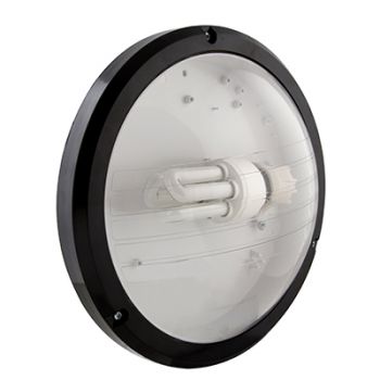 Radiant RB190BECO, RB190WECO Bulkhead Eco Clear E27 1x15W (Multiple Colours/Finishes)