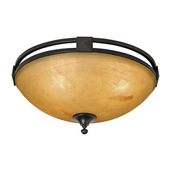 Radiant RC143 Ceiling Light E27 4X60W 240V - Isis 520mm Antique Bronze and Amber