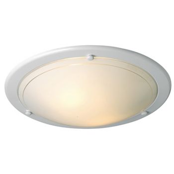 Radiant RC164BRW, RC164SCW, RC164WW Gym Ceiling Light 230V E27 2X60W 380mm (Multiple Colours/Finishes)