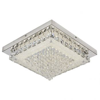 Radiant RC167 LED Crystal Square Ceiling Light 18W 4000K Energy saving Chrome