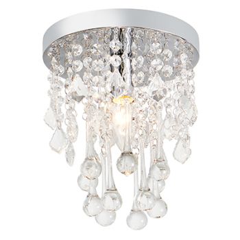 Radiant RC176 Crystal Ceiling Light 1X60W E27 200mm Chrome