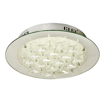 Radiant RC181 Crystal Round LED Ceiling Light 12W 300mm 4000K Silver/Grey