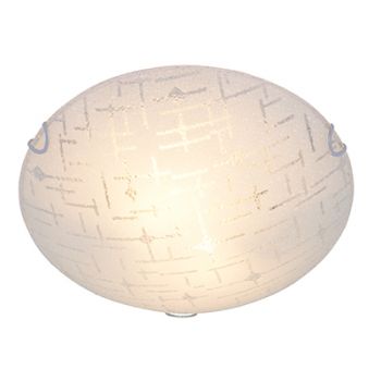 Radiant RC227 Line Pattern Ceiling Light 2X40W E27 300mm Chrome