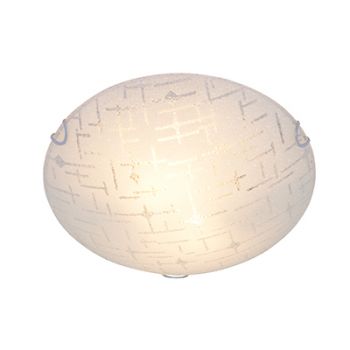Radiant RC228 Line Pattern Ceiling Light 3X40W E27 400mm Chrome