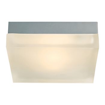 Radiant WYN-JD79-SS/W (RC49) Puck Ceiling Light 240V 230x230mm Satin Silver and White