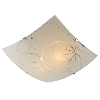 Radiant RC72 Ceiling Light 2xE27 Square 300mmx300mm White