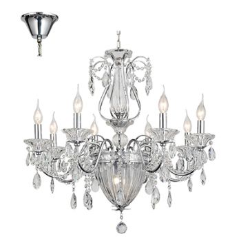 Radiant RCH105 8LT Crystal Chandelier 8X40W E14 Chrome