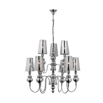Radiant WYN-JH110-BL (RCH29B) Chandelier 240V Tellus 9-Light arms Black