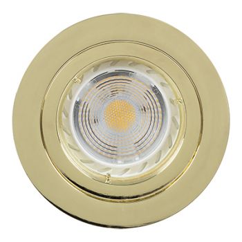Radiant RD168BR, RD168SC, RD168W Downlight Die Cast Brass GU10 50w C/O 70mm (Multiple Colours/Finishes)