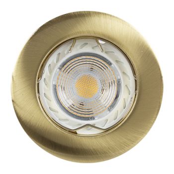 Radiant WYN-CB17-SB (RD206SB) Downlight 12V 50W - Aluminium - C/O 62mm Satin Brass