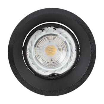 Radiant RD210 Downlight Anti-glare Die Cast 50W Black C/O 76mm 230V Black