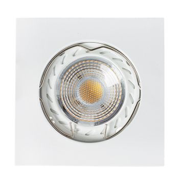 Radiant RD215W Downlight 12V 50W - Aluminium Die cast Square - C/O 63mm White