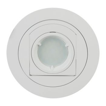 Radiant WYN-CC41-W (RD231W) Downlight 12V 50W - Aluminium Die cast Tilt/Rotate Bayonette - C/O 110mm White