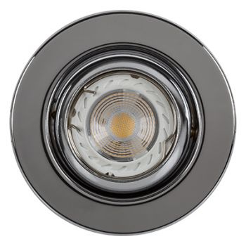 Radiant RD238CH, RD238GM, RD238SC, RD238W Downlight 12V 50W - Eyeball Steel - C/O 80mm (Multiple Colours/Finishes)