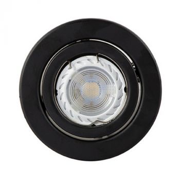 Radiant RD248B, RD248G, RD248CH, RD248GM Downlight Tilt Steel No Lampholder Cut Out 85mm (Multiple Colours/Finishes)