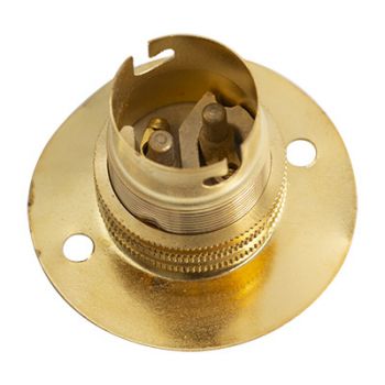 Radiant RE317 Lampholder Batten B22 53mm Standard Brass