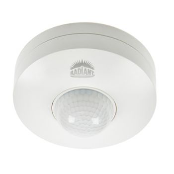 Radiant RE343 indoor Occupancy Sensor 360 Degrees PIR 3 Detector 1200W White