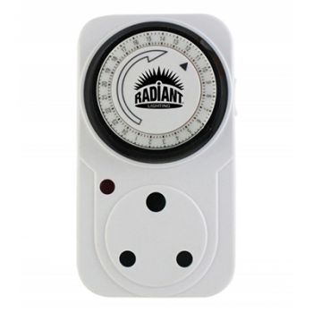 Radiant RE347 Mechanical Timer Switch 24 Hours White