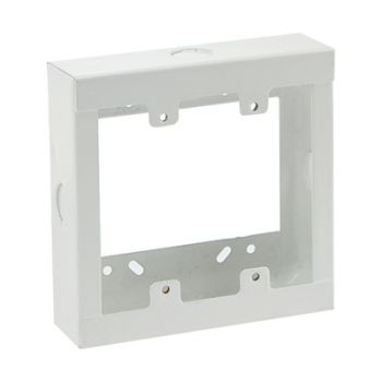 Radiant RE372 Extension Box 100x100mm Open Back White