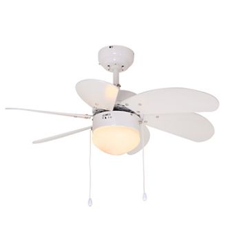 Radiant RF27W Mikro 30 Ceiling Fan with Light 240V Remote and Receiver White