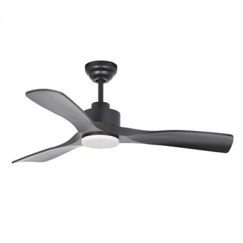 Radiant RF39B Rift Ceiling Fan 3 Blades Matt Black Motor Power 30W