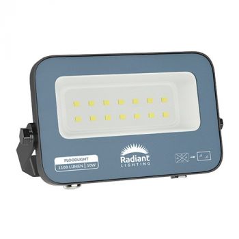 Radiant RFS59 LED 10w Floodlight Grey 6500K