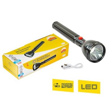 Radiant RFS68 Rechargeable Flashlight Black LED 1w 6500K Black