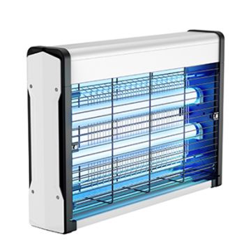 Radiant RH42 Insect Killer 2X20W Covers 150sm Silver and Black