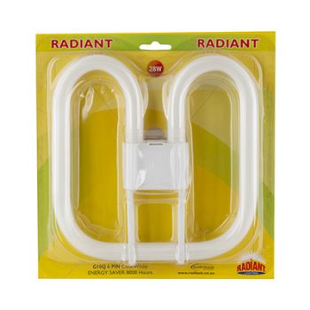 Radiant RLC150 Fluorescent 2D - 28w G10Q 4pin Cool White